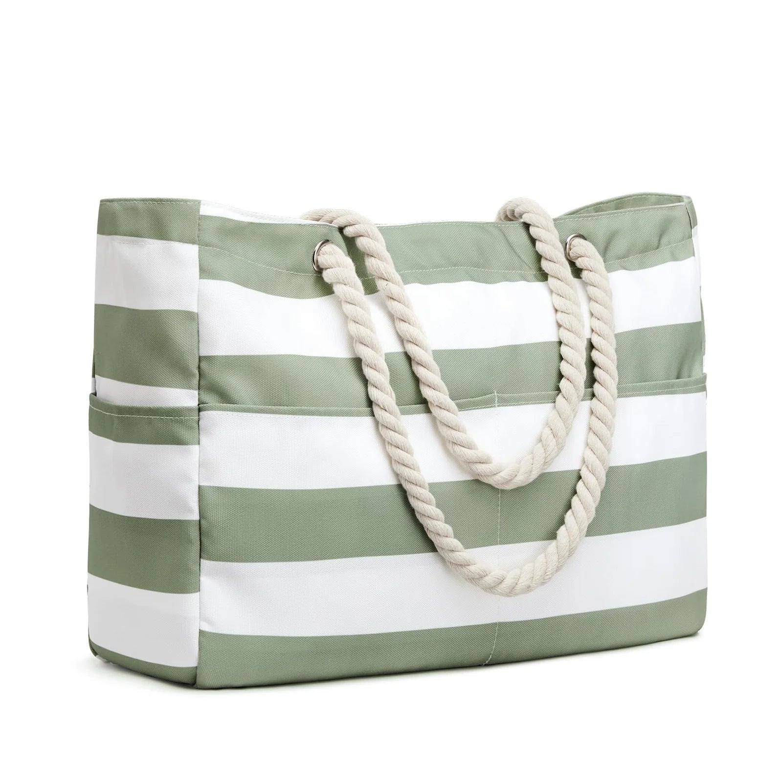 Canvas Waterproof Sandproof Large Beach Tote Bags