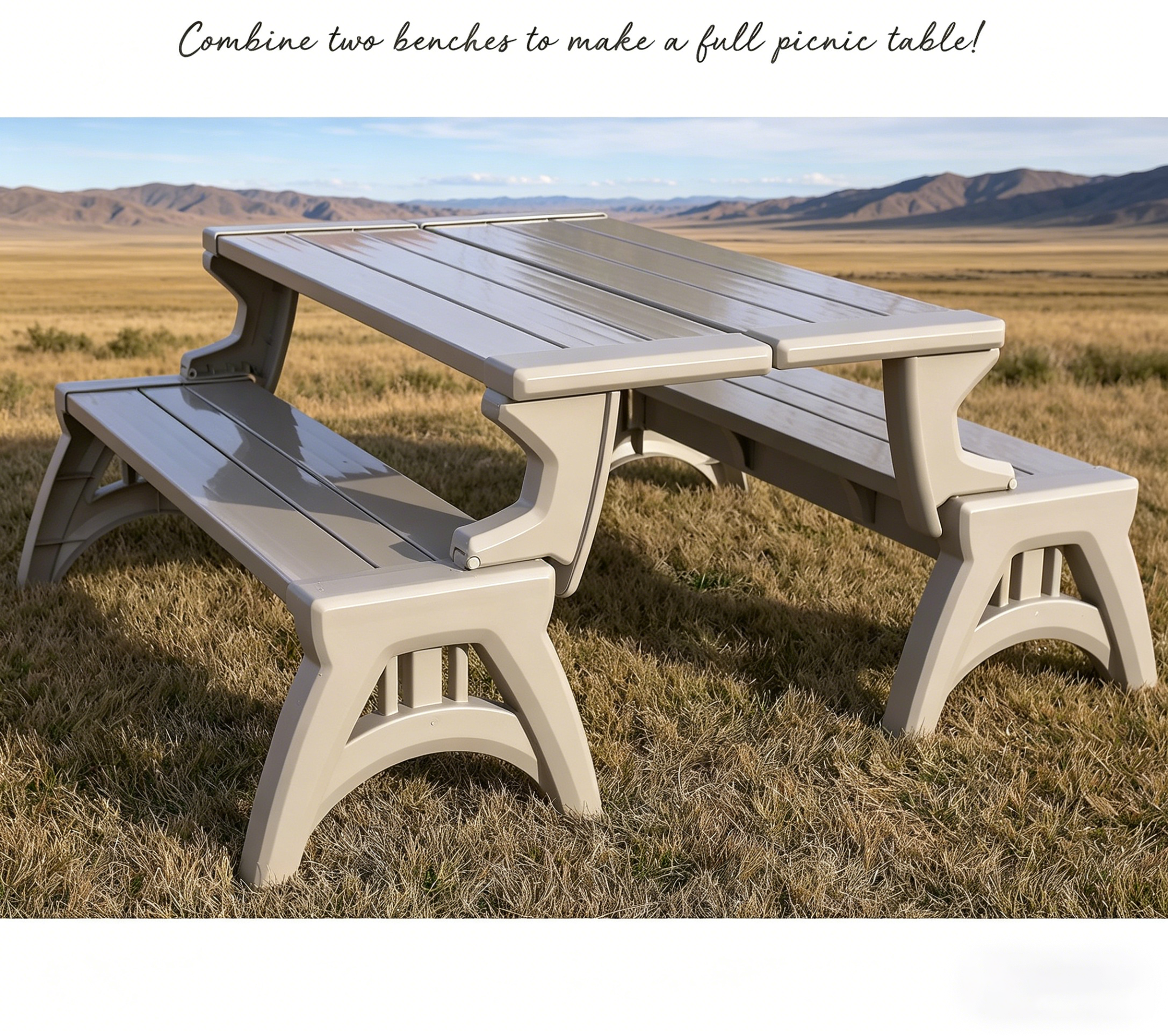 🎉Convert-a-Bench Gen II XL Designer Series Bench-to-Table,Buy 1 get 1 free